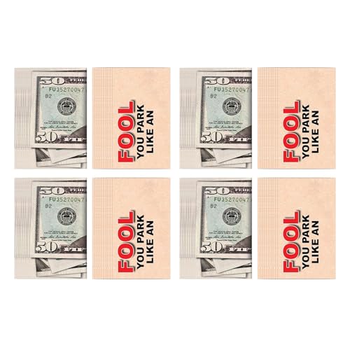 50 Dollar Streich Karte Parken – Lustige Parkverstoß Tickets | Realistische Streich Requisiten für Sozialbegeisterte, Freunde, Versammlung Ausdruckssucher, Event, Unterhaltung, Humor-Liebhaber von Generisch