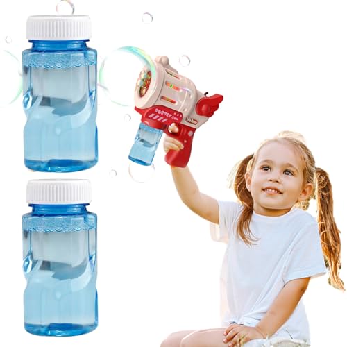 50-ml-Seifenblasenlösung-Nachfüllpackung – 2er-Pack Seifenblasenwasserflaschen (50 ml) für Sommerspielzeug | Ungiftige Nachfüllpackung für Seifenblasenpistolen, Seifenblasenmacher, Outdoor-Spielzeug, von Generisch