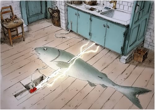 500 Teile Puzzles für Erwachsene Kinder, Abstrakte Fische, Klassische Puzzles, Pädagogisches Spiel Herausforderung Spielzeug, Puzzlespiele für Die Ganze Familie(500PCS) von Generisch