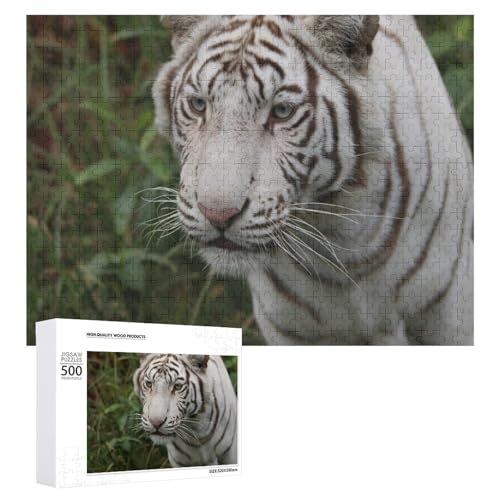 500 Teile Tiger Illustration Puzzle für Naturliebhaber und Puzzlefans von Generisch