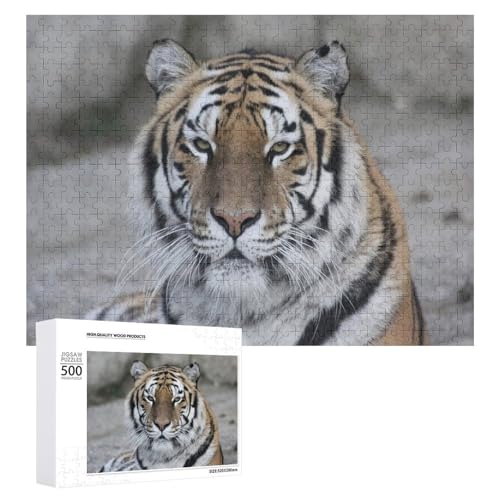 500 Teile Tiger Illustration Puzzle zur Entspannung Geschenk für alle Altersgruppen von Generisch