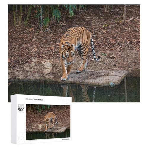 500 Teile Tiger Kunst Puzzle für Wohnkultur und Entspannung von Generisch