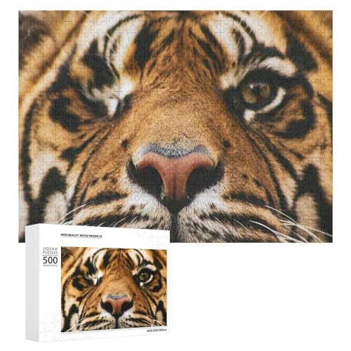 500 Teile Tiger Kunst Puzzle zur Entspannung Geschenk für alle Altersgruppen von Generisch