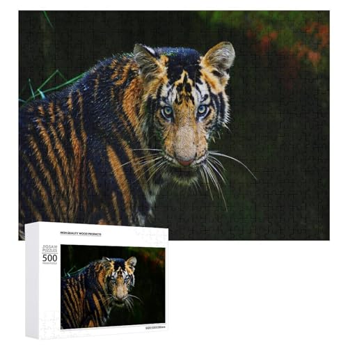 500 Teile Wildlife Tiger Puzzle für Wohnkultur und Entspannung von Generisch