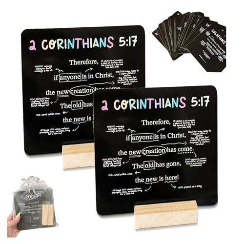 52 Skripture Cards: A Mapped Bible Verse For Every Week Year, Scripture Cards with Memory Stand, Bible Wood 52 Skripture Cards: A Mapped Bible Verse For Every Week Year, Scripture Cards with Memory Stand, Bible Wood von Generisch