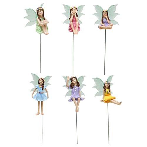 6 Stück Harz-feen Statuen Zubehör,Fairy Garden Miniatur Feen Figuren Blumenfe Gartenstatuen Fluoreszierende Miniatur Feenfiguren Supplies Feenhaus Figuren Für Garten Outdoor Blumentopf Puppenhaus Deko 6 Stück Harz-feen Statuen Zubehör,Fairy Garden Miniatur Feen Figuren Blumenfe Gartenstatuen Fluoreszierende Miniatur Feenfiguren Supplies Feenhaus Figuren Für Garten Outdoor Blumentopf Puppenhaus Deko von Generisch