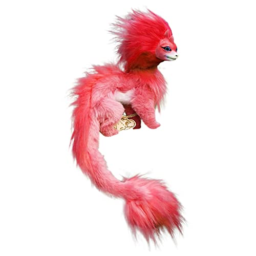 60 cm Der letzte Drache aus Plüsch, Drachenplüsch, handgefertigtes Plüschspielzeug, Dekorationsgeschenk für Zuhause, Plüschspielzeug für Erwachsene und Kinder (Rot) von Generisch