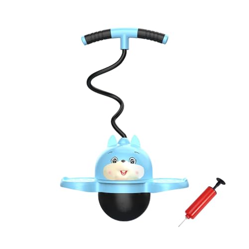 70 X 42 X 27 cm PVC Pogos Ball Mit Griff Pogos Stick Für Kinder Springender Ball Mit Griff Hochsprung Spielzeug Springballs Mit Griffen Und Ausgestattet Mit Einer Luftpumpe, Geeignet Für Kinder von Generisch
