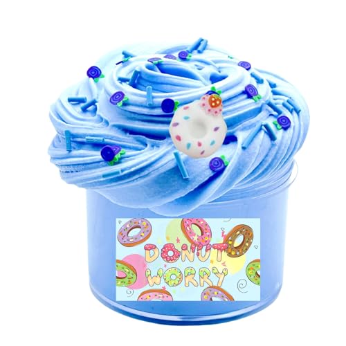 70 ml Fluffy Slime, Slime Party Gifts for Children, Cloud Butter Slime, Super Soft and Non-Sticky, A Birthday Gift for Girls and Boys Aged 8-12 Years(50 g) (Blue) von Generisch