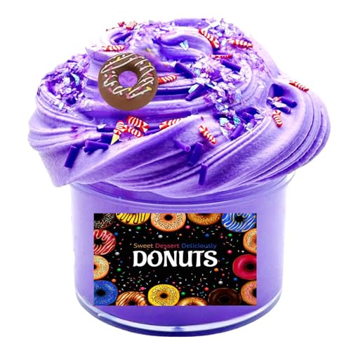 70 ml Fluffy Slime, Slime Party Gifts for Children, Cloud Butter Slime, Super Soft and Non-Sticky, A Birthday Gift for Girls and Boys Aged 8-12 Years(50 g) (Purple Pink) von Generisch
