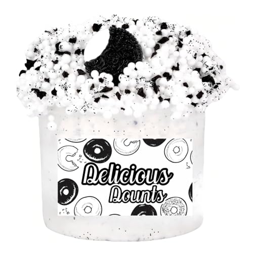 70 ml Fluffy Slime, Slime Party Gifts for Children, Cloud Butter Slime, Super Soft and Non-Sticky, A Birthday Gift for Girls and Boys Aged 8-12 Years(50 g) (White) von Generisch