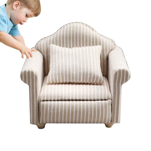 8,2X 6,4X7,2 cm Puppenhaus Möbel Puppencouch Klein Holz Miniatur Sofa Miniatur Möbel Mini Sessel Wichtel Sessel Puppenhaus Sofa Stabiles Kinderspielzeug Für Kinder, Mädchen 8,2X 6,4X7,2 cm Puppenhaus Möbel Puppencouch Klein Holz Miniatur Sofa Miniatur Möbel Mini Sessel Wichtel Sessel Puppenhaus Sofa Stabiles Kinderspielzeug Für Kinder, Mädchen von Generisch