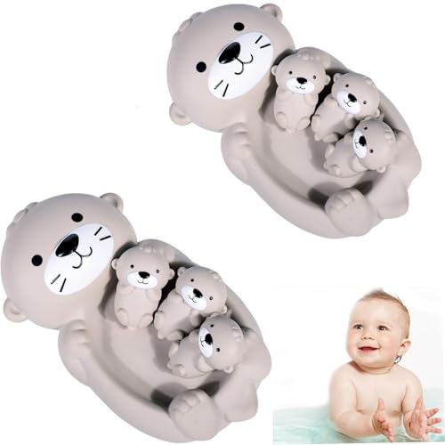 8-teiliges Otter-Badespielzeug, 2 Ottermütter und 6 kleine Otterbabys, süßes schwimmendes Poolspielzeug, stapelbares Badespielzeug aus Gummi, geeignet für Kleinkinder zum Spielen während des Waschens 8-teiliges Otter-Badespielzeug, 2 Ottermütter und 6 kleine Otterbabys, süßes schwimmendes Poolspielzeug, stapelbares Badespielzeug aus Gummi, geeignet für Kleinkinder zum Spielen während des Waschens von Generisch