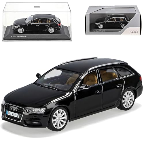 Generisch A*U*D*I A4 B8 Facelift Ab 2011 Avant Kombi Phantom Schwarz Ab 2007 1/43 Minichamps Modell Auto von Generisch