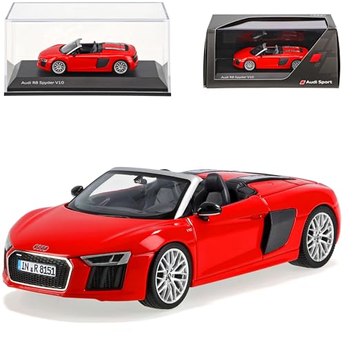 A*u*d*i R8 V10 Plus Spyder Dynamit Rot 2. Generation Ab 2015 1/43 Herpa Modell Auto von Generisch
