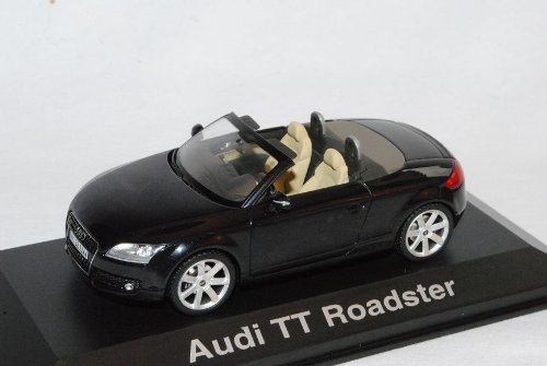 A*u*d*i TT Roadster Schwarz 8J Ab 2006 1/43 Schuco Modell Auto mit individiuellem Wunschkennzeichen von Generisch