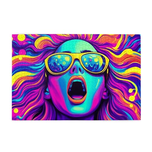 A Fantastic Woman With Spiraling Hair 1000 Piece Jigsaw Puzzles For Adults Wooden Puzzles For Adults Gifts Home Decor A Fantastic Woman With Spiraling Hair 1000 Piece Jigsaw Puzzles For Adults Wooden Puzzles For Adults Gifts Home Decor von Generisch