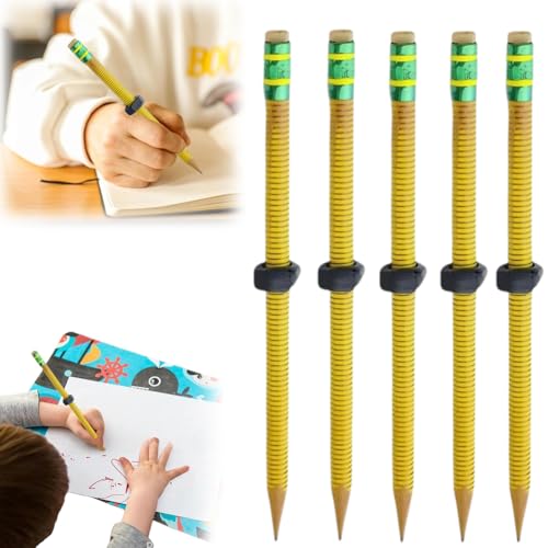 ADHS-Bleistift mit Gewinde, Fidget-Bleistift für ADHS und Angst, Nuss-Ekompressions-Bleistift, Holzgewindestift mit Schiebemutter, tragbarer Bleistift-Finger-Fidgets für Kinder und Erwachsene ADHS-Bleistift mit Gewinde, Fidget-Bleistift für ADHS und Angst, Nuss-Ekompressions-Bleistift, Holzgewindestift mit Schiebemutter, tragbarer Bleistift-Finger-Fidgets für Kinder und Erwachsene von Generisch