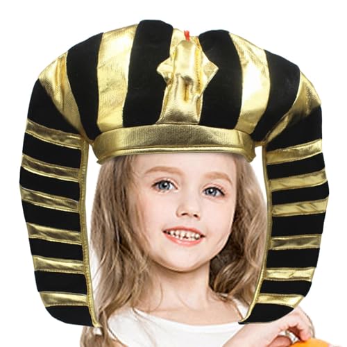 Ägyptische Kopfbedeckung - Kinderkostüm Ägypten,Accessoire Für Halloween Verkleidung Schulveranstaltung Festival Bühnenauftritt Ägyptische Kopfbedeckung - Kinderkostüm Ägypten,Accessoire Für Halloween Verkleidung Schulveranstaltung Festival Bühnenauftritt von Generisch