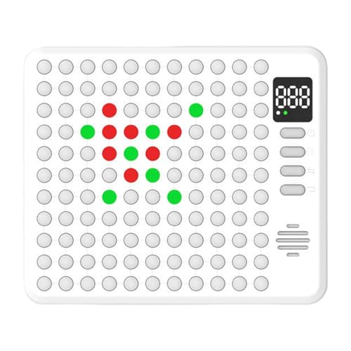 AI Schachbrettspiele, 9-in-1 Smart Brettspiel | Eingebautes 9 Schachbrettkonsole-Strategie-Brettspiel | Elektronisches Bildungsspielzeug 4 in Folge Gehirnteaser für Familie und Party von Generisch