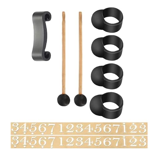 Abs, Silicone, Wooden Rain Drum Accessories, Handpan Drum Accessories, Drumstick Holder, Number Stickers, 5.71 Inches Stick Chime for Outdoor Music and Performance Abs, Silicone, Wooden Rain Drum Accessories, Handpan Drum Accessories, Drumstick Holder, Number Stickers, 5.71 Inches Stick Chime for Outdoor Music and Performance von Generisch