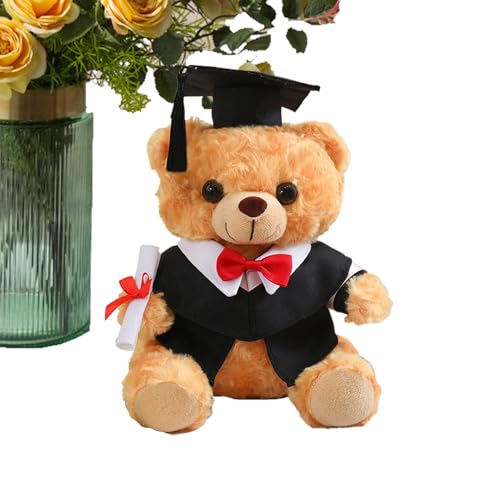 Abschluss Bär,Niedlicher 25 cm Mit Abschlusshut - Festliches Geschenk Zur Einschulung Schulabschluss Uni Für Kinder Mädchen Abschluss Bär,Niedlicher 25 cm Mit Abschlusshut - Festliches Geschenk Zur Einschulung Schulabschluss Uni Für Kinder Mädchen von Generisch