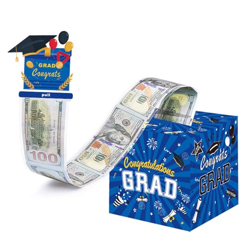 Abschluss Geld Geschenkbox Ideal für Abitur Bachelor Master Schwarz Gold Top Qualität Premium Pull Box Lustig Überraschung Bargeld Aus der Spardose Ziehen Geldkuchen Ausziehset Abschluss Geld Geschenkbox Ideal für Abitur Bachelor Master Schwarz Gold Top Qualität Premium Pull Box Lustig Überraschung Bargeld Aus der Spardose Ziehen Geldkuchen Ausziehset von Generisch