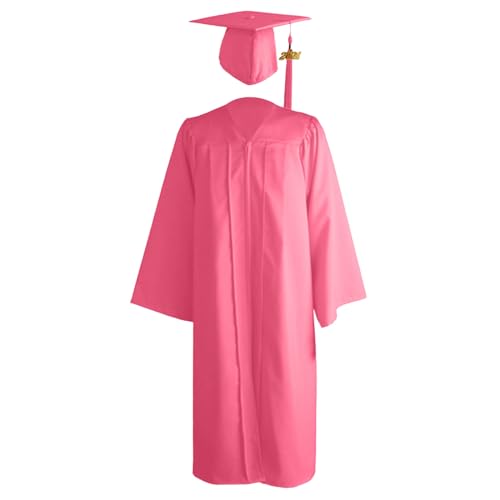 Abschluss Talar mit Hut Abschluss Talar Doktorhut und Quaste Abitur 2025 Geschenke Abschlusskleider Absolventenhut für Hochschule Bachelor Akademischer Talar Kostüm Absolventen Herren Damen von Generisch
