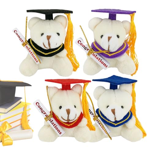 Abschlussbär | 1 Set Abschlussbär-Figur – Plüschtierpuppe mit zum Aufhängen, Heimdekoration für und Mädchen, Vorschule, Grundschule, Erinnerung Abschlussbär | 1 Set Abschlussbär-Figur – Plüschtierpuppe mit zum Aufhängen, Heimdekoration für und Mädchen, Vorschule, Grundschule, Erinnerung von Generisch