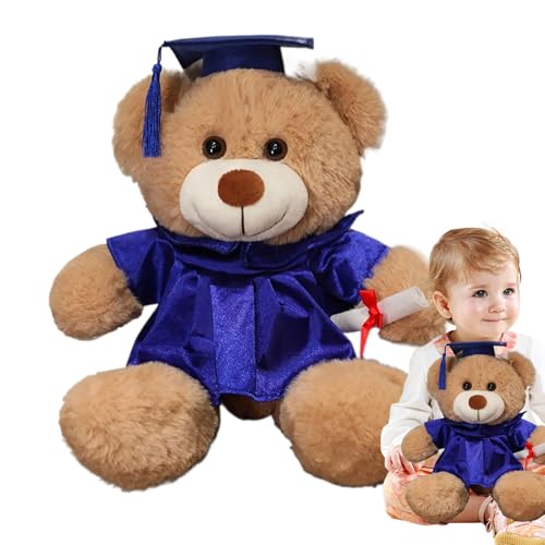Abschlussfeier Plüschtier Teddybär Spielzeug - Teddybär Plüsch Spielzeug Mit , Weiches Plüschkissen | Tragbares Und Komfortables Spielzeug Für Familien, Freunde, Kinder, R Abschlussfeier Plüschtier Teddybär Spielzeug - Teddybär Plüsch Spielzeug Mit , Weiches Plüschkissen | Tragbares Und Komfortables Spielzeug Für Familien, Freunde, Kinder, R von Generisch