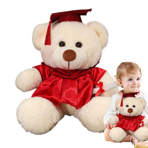 Abschlussfeier Plüschtier Teddybär Spielzeug - Teddybär Plüsch Spielzeug Mit , Weiches Plüschkissen | Tragbares Und Komfortables Spielzeug Für Familien, Freunde, Kinder, R Abschlussfeier Plüschtier Teddybär Spielzeug - Teddybär Plüsch Spielzeug Mit , Weiches Plüschkissen | Tragbares Und Komfortables Spielzeug Für Familien, Freunde, Kinder, R von Generisch