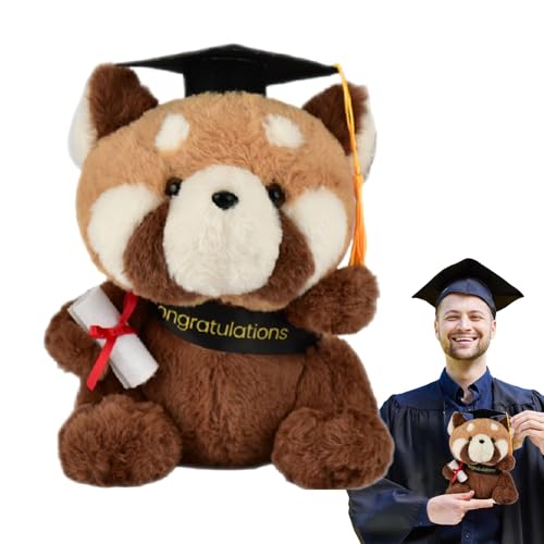 Abschlussgestopfter Bär, Stofftiere Abschluss | Weich beruhigende Bärenpuppe,Multifunktional begleitende Puppenplüsch für Kinder Erwachsene, Cartoon -Wurfkissen Abschlussgestopfter Bär, Stofftiere Abschluss | Weich beruhigende Bärenpuppe,Multifunktional begleitende Puppenplüsch für Kinder Erwachsene, Cartoon -Wurfkissen von Generisch