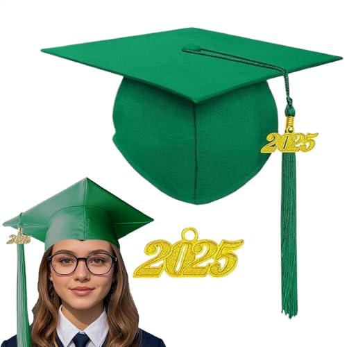 Abschlusskappe für Erwachsene | Bequeme verstellbare Junggesellenhüte mit Jahresschild – Kleid Zubehör Foto Requisiten High School Graduation Souvenirs für Schulversammlung, Cosplay Abschlusskappe für Erwachsene | Bequeme verstellbare Junggesellenhüte mit Jahresschild – Kleid Zubehör Foto Requisiten High School Graduation Souvenirs für Schulversammlung, Cosplay von Generisch