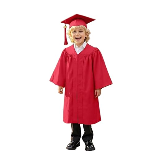 Abschlusskleid Set für Kinder, Toga mit Quasten Hut Verkleidung Abschlussfeier Toga für Kinder Kindergarten Kostüm dekoriert Grundschulstudenten Mittelgroße Linie Show-Kostüme 5-10 Jahre Abschlusskleid Set für Kinder, Toga mit Quasten Hut Verkleidung Abschlussfeier Toga für Kinder Kindergarten Kostüm dekoriert Grundschulstudenten Mittelgroße Linie Show-Kostüme 5-10 Jahre von Generisch