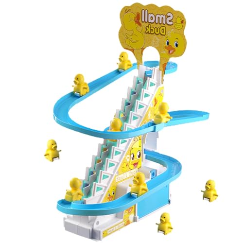 -Achterbahn - Achterbahnspielzeug Für Kleinkinder, Entensteigertreppenspielzeug, Mini -Enten -Figur -Track -Rollspielzeug Roll -Set | Verfolgungsjagd Race Track Game Set Mit Musik Fü -Achterbahn - Achterbahnspielzeug Für Kleinkinder, Entensteigertreppenspielzeug, Mini -Enten -Figur -Track -Rollspielzeug Roll -Set | Verfolgungsjagd Race Track Game Set Mit Musik Fü von Generisch