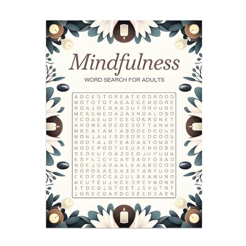 Achtsamkeit Wortsuche - Nachdenkliches Geschenk angstyyreliefffff Präzisions Entspannendes Puzzlebuch | Förderung der Entspannung Wörter Spaß Fakten Wortsuche Buch | Wortsuche Puzzles für Erwachsene Achtsamkeit Wortsuche - Nachdenkliches Geschenk angstyyreliefffff Präzisions Entspannendes Puzzlebuch | Förderung der Entspannung Wörter Spaß Fakten Wortsuche Buch | Wortsuche Puzzles für Erwachsene von Generisch