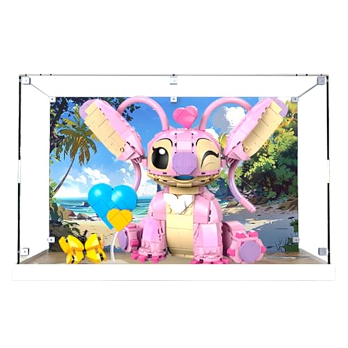 Acryl-Displaybox für Lego 43257 Stern- und Stichengel Modell, transparente Acryl-Displaybox, staubdichte Aufbewahrung für Bausteine(nur Displaybox) (Hintergrund) von Generisch