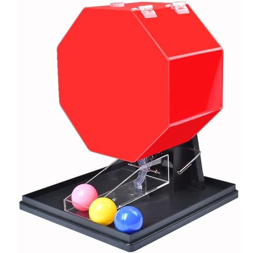 Acryl Lotterie Ball Maschine Zahlenauswahl für Bingo-Spiele Zeichnen mit stabiler Basis von Generisch