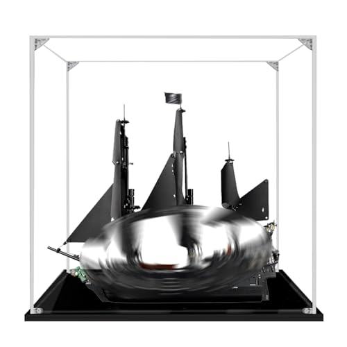 Acryl-Vitrine für Lego 10365 Black Pearl Ship, staubdichte Box, Aufbewahrungsbox, transparente Box, Displaybox, kompatibel mit 10365 (nur Box) (2mm) von Generisch