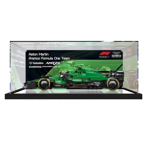 Acryl-Vitrine für Lego Speed ​​Racing 77242 77243~77251 Modell Auto-Displaybox, staubdichte Displaybox, kompatibel mit Lego, Modell-Schaukasten, Geschenk (Nicht im Lieferumfang enthalten) (77245) von Generisch
