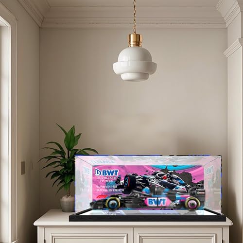 Acryl-Vitrine für Lego Speed ​​Racing 77242 77243~77251 Modell Auto-Displaybox, staubdichte Displaybox, kompatibel mit Lego, Modell-Schaukasten, Geschenk (Nicht im Lieferumfang enthalten) (77248) von Generisch