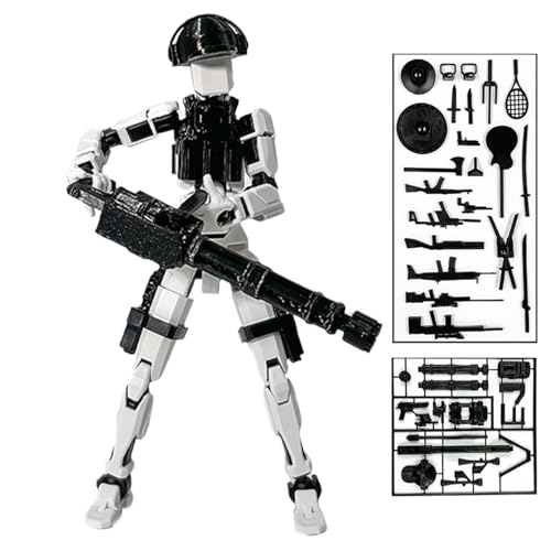 Action Joint Puppe - Gelenktes Spielzeugfigur | Flexible Gelenkfigur - Bewegliches Mechanisches Dekormodell | Flexible Gelenk Display Ornament Für Kinder Und Erwachsene | Kreatives Sammelschkterdekor von Generisch