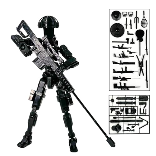 Action Joint Puppe - Gelenktes Spielzeugfigur | Flexible Gelenkfigur - Bewegliches Mechanisches Dekormodell | Flexible Gelenk Display Ornament Für Kinder Und Erwachsene | Kreatives Sammelschkterdekor von Generisch