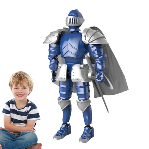 Actionfigur 3D Gedruckt Beweglich - Bewegliche Ritter Figuren | Mittelalterliche Ritter Actionfigur | Exquisite Mittelalterliche Statue Schreibtisch Dekoration, Sammelfigur für Familien, Liebhaber | von Generisch