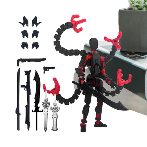 Actionfigur 3D Gedruckt - Deko Figur Spielzeug Für Schreibtisch - Mehrgelenkiges Deko Modell Für Kinder Erwachsene Sammler Vitrinenschrank von Generisch