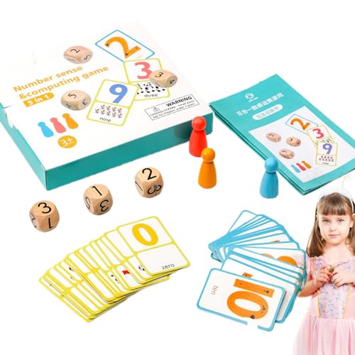 Additions- und Subtraktions -Flash -Karten, mathematische Manipulative - Multifunktionale Ergänzung Flash -Karten Kindergärten Math Spiele - Mathematikunterrichtsmaterialien, Spielzeug für Kleinkind, von Generisch