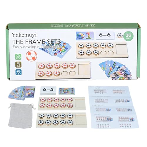 Additions- und Subtraktionsbrett, Mathe-Spielzeug, mathematische manipulative Zahlenzählspiele | Pädagogisches Mathe-Lernspielzeug - Kinder-Mathe-Brett, Fußball-Zählspielzeug, pädagogisches Mathe-Spie von Generisch