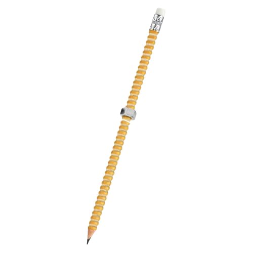 Adhs Bleistift Kinder Lustig Gewinde Fidget Bleistift Mit Nuss, Sensorik Anti Stress Spielzeug Adhs -Werkzeuge Für Kinder Beruhigen Sensorische Erleichterung(Silber) von Generisch