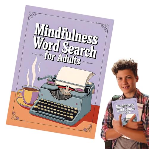 Adult Word Search Books, Portable Brain Exercise Activity Book, Challenging Word Find Puzzle Books for Entertainment, Stress Relief, and Relaxation at Home or While Traveling Adult Word Search Books, Portable Brain Exercise Activity Book, Challenging Word Find Puzzle Books for Entertainment, Stress Relief, and Relaxation at Home or While Traveling von Generisch