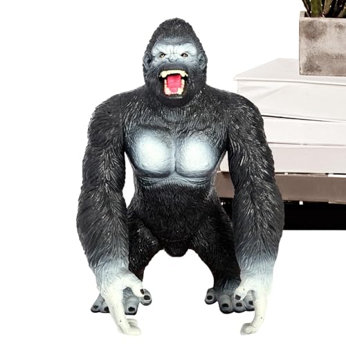 Affenfiguren, Gorilla -Figuren - BROARING Action Figur Gorilla | Dschungeltiere Desktop Dekoration, Kuchen für Weihnachten und Geburtstag für Mädchen Affenfiguren, Gorilla -Figuren - BROARING Action Figur Gorilla | Dschungeltiere Desktop Dekoration, Kuchen für Weihnachten und Geburtstag für Mädchen von Generisch